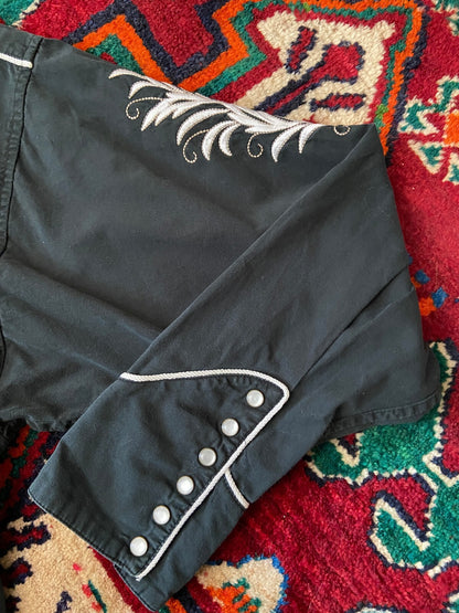 Vintage Embroidered Panhandle Slim Rodeo Western Shirt