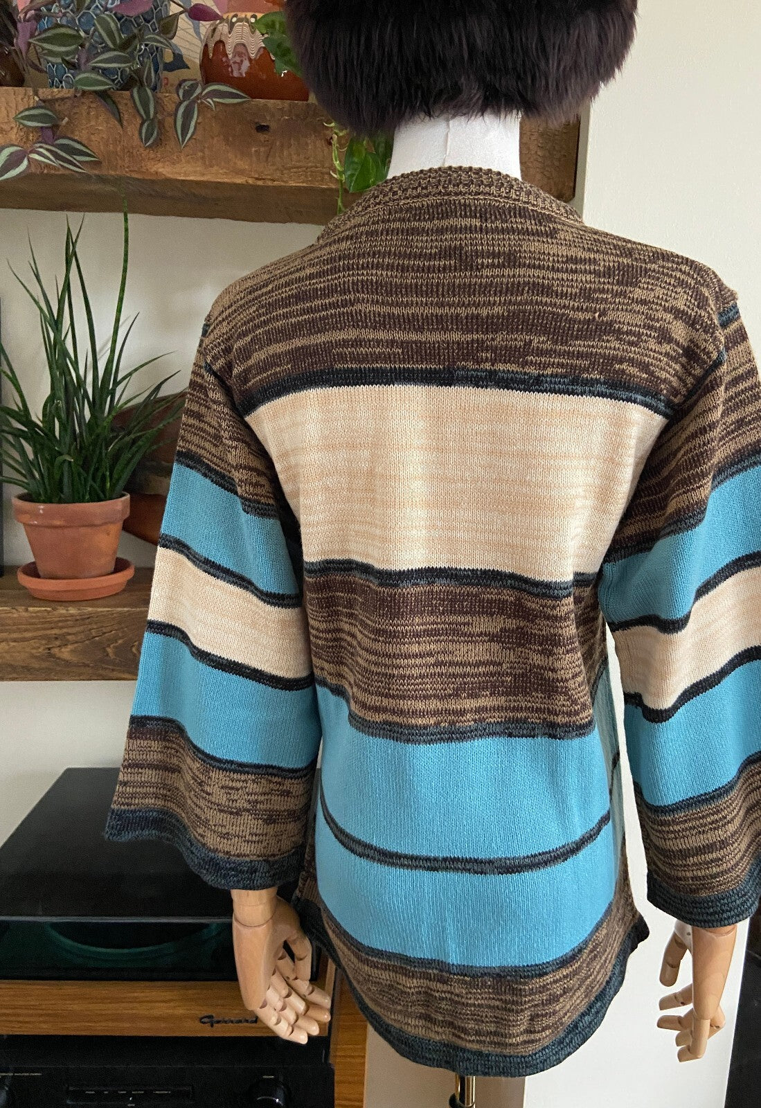 Vintage 1970s Southwestern Space Dye Jumper