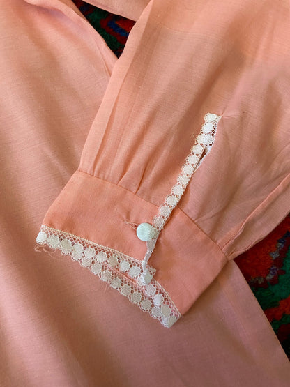 Vintage 1970s Italian Pink Night Dress