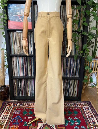 Vintage 1980s Beige Deadstock Cherokee Jeans W29