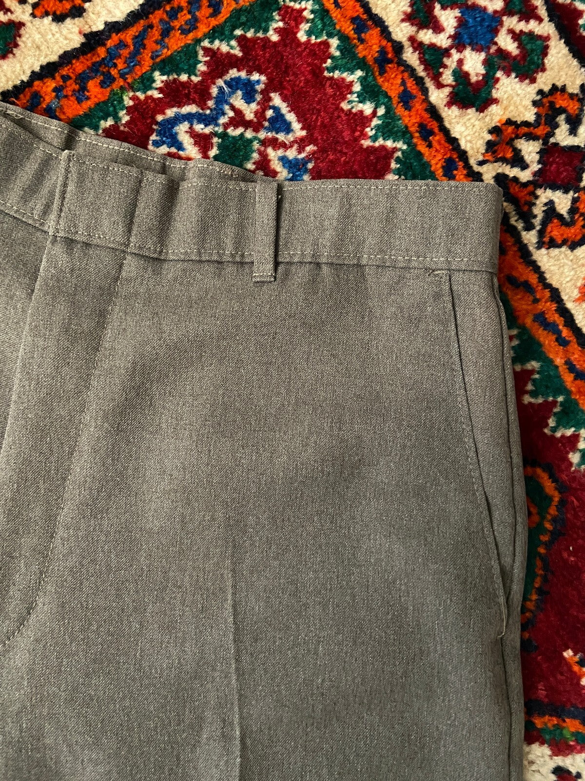 Vintage 1980s Beige Levi's Action Slacks Trousers W32/L33