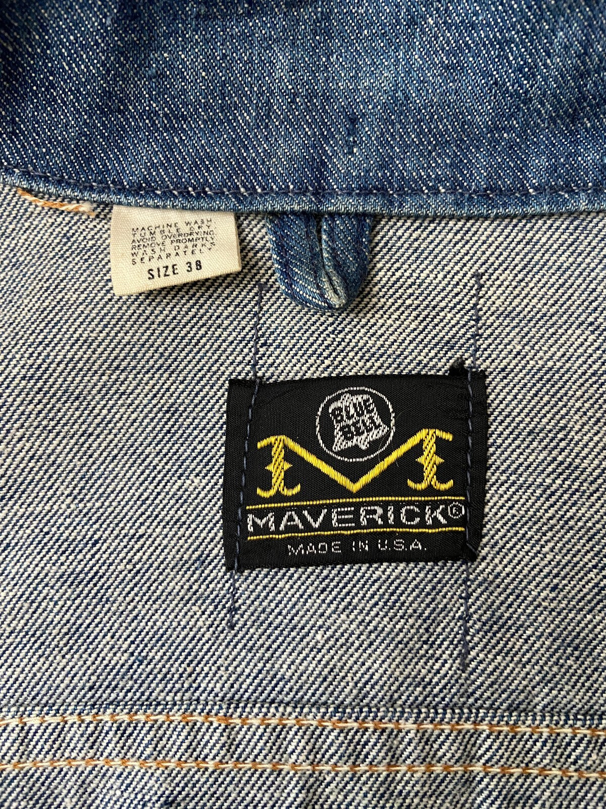 Vintage 1970s Maverick Blue Bell Denim Jacket