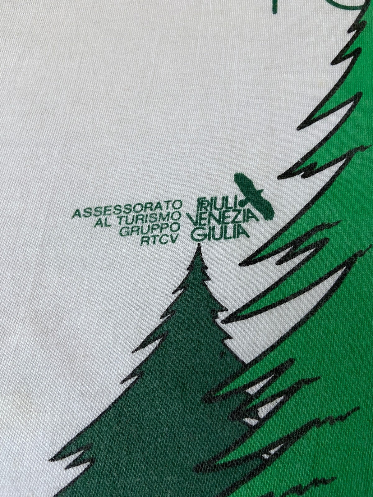 Vintage 1980s Italian Turismo Ecologico T-Shirt