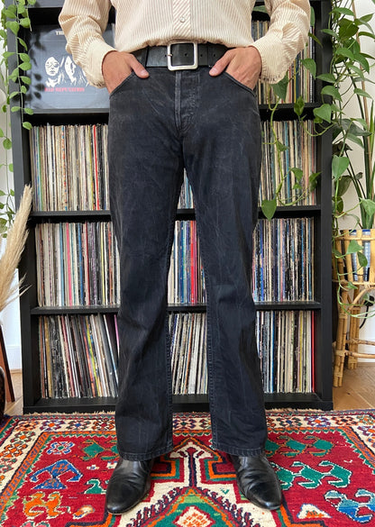 Y2K Flared Black Lee Jeans W32 / L30