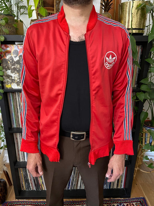 Vintage 90s Red Adidas Track Top
