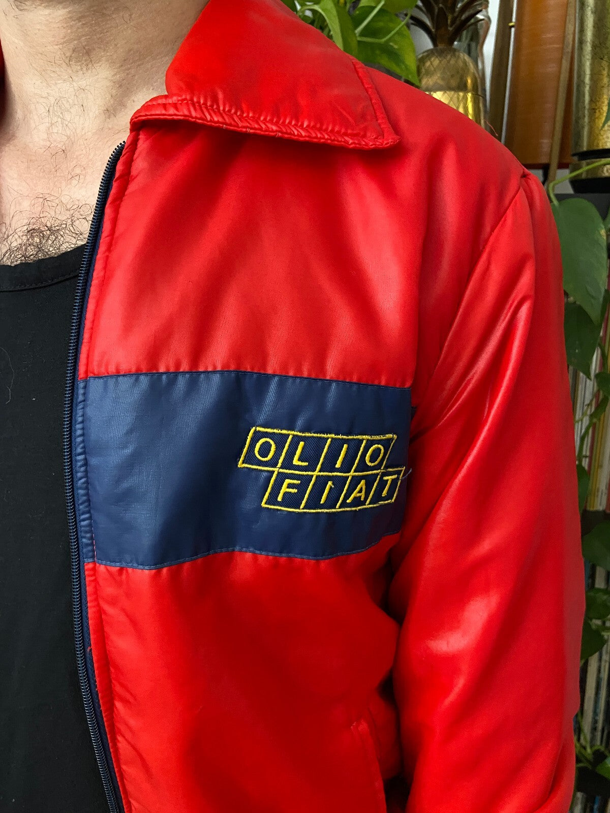 Vintage 1980s Benning Olio Fiat Puffer Jacket