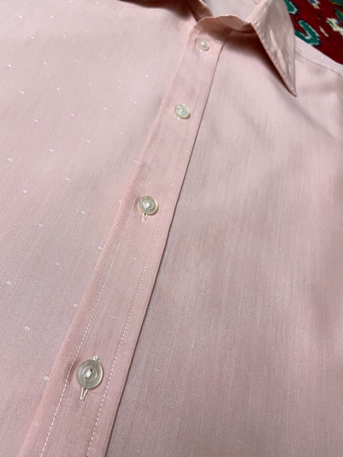 Vintage 1970s Light Pink Shirt
