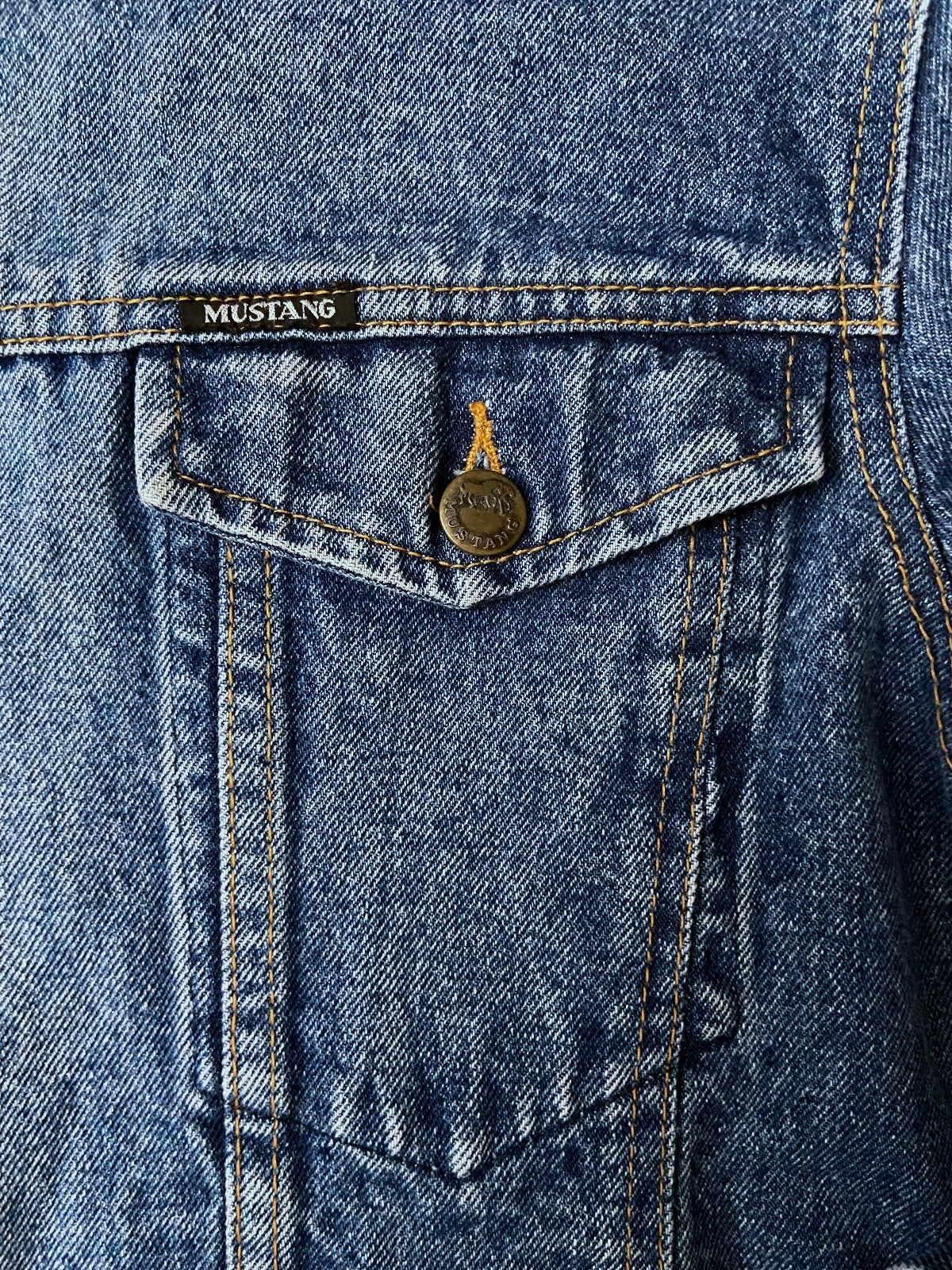 Vintage 1980s Mustang Denim Jacket