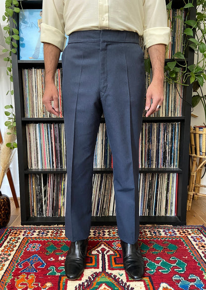 Vintage 1970s Payne's Grey Deadstock Barrack Trousers W33/L31.5