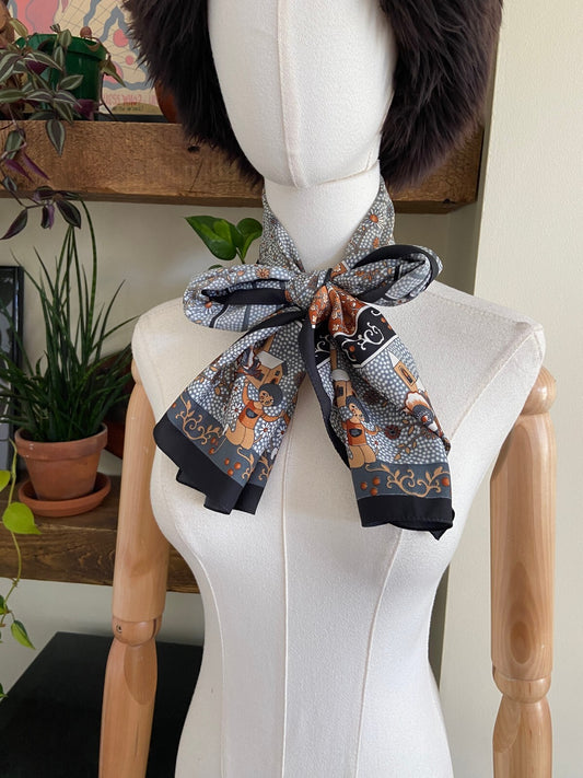 Vintage 1970s Novelty St Michael Scarf