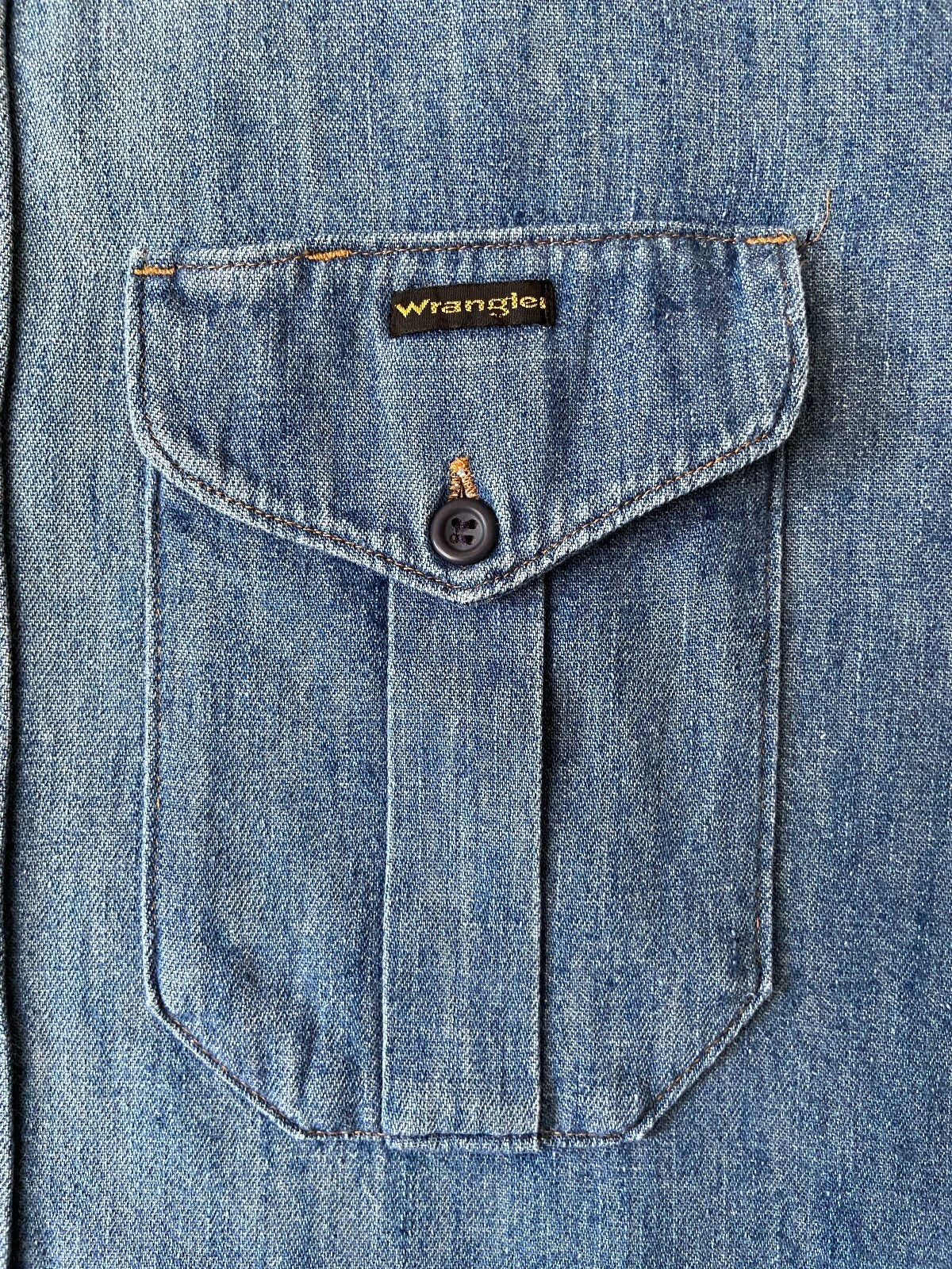 Vintage 1970s Wrangler Denim Shirt