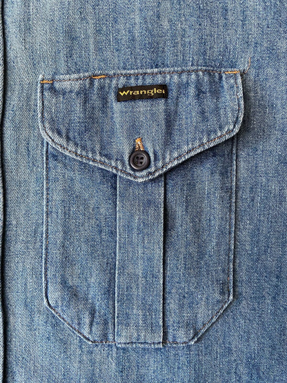 Vintage 1970s Wrangler Denim Shirt