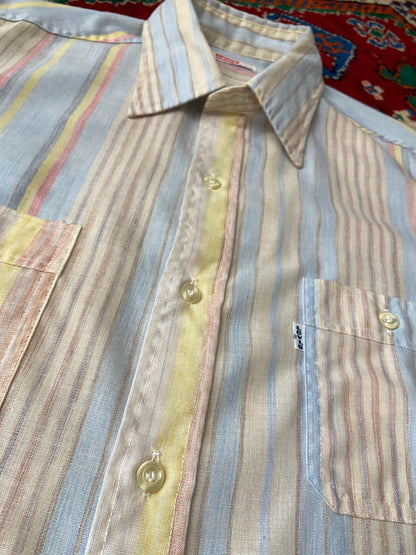 Vintage 1970s Levi's Striped Pastel Shirt