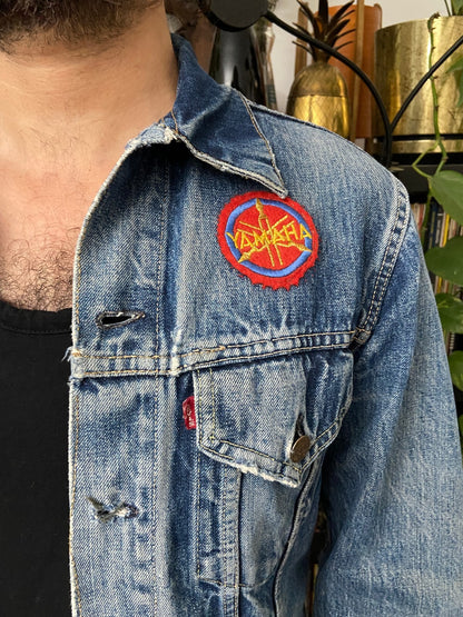 Rare Vintage 1960s Levi's Big E 557 D Button Denim Jacket