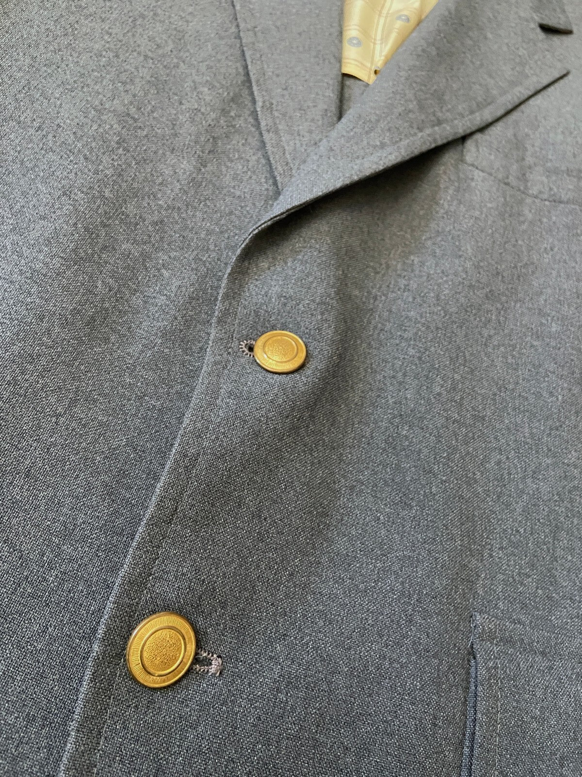 Vintage 1970s Grey Sears Blazer Jacket