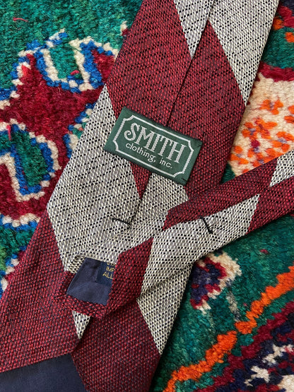 Vintage 1970s Striped American Silk Tie