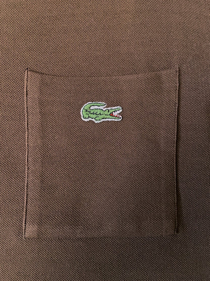 Vintage 1970s Brown Lacoste Polo Top