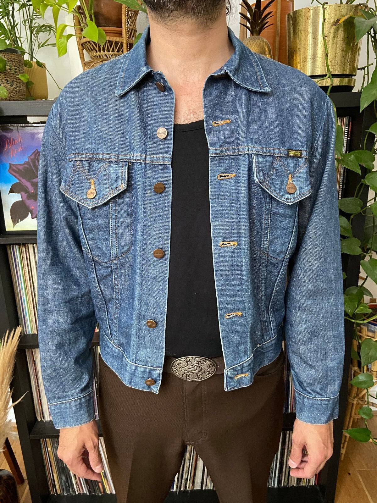 Vintage 1970s Maverick Blue Bell Denim Jacket