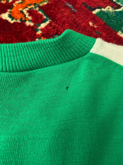 Vintage 1970s Green Le Coq Sportif Football T-Shirt