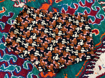 Vintage 1970s Elephant Print Swim Shorts