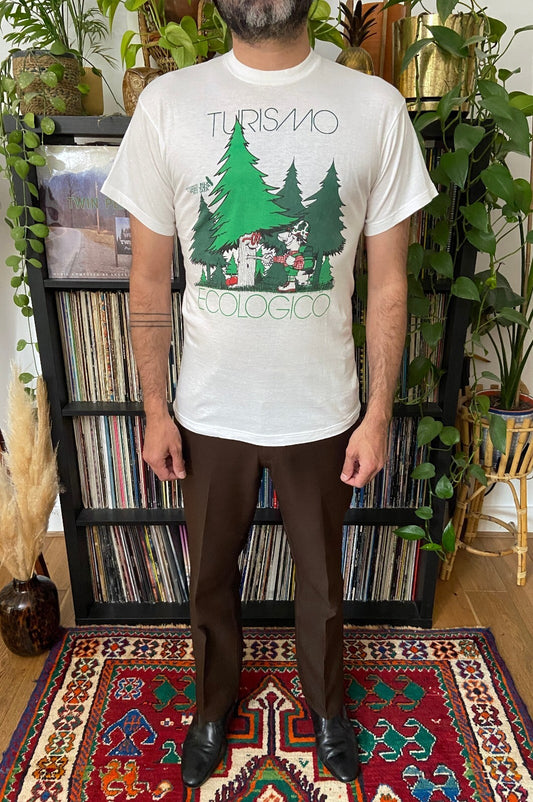 Vintage 1980s Italian Turismo Ecologico T-Shirt