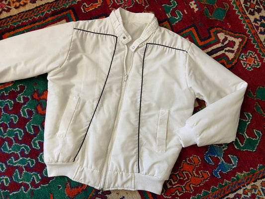 Vintage 1970s White Ski Jacket