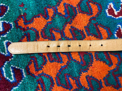 Vintage Tan Western Buckle Belt