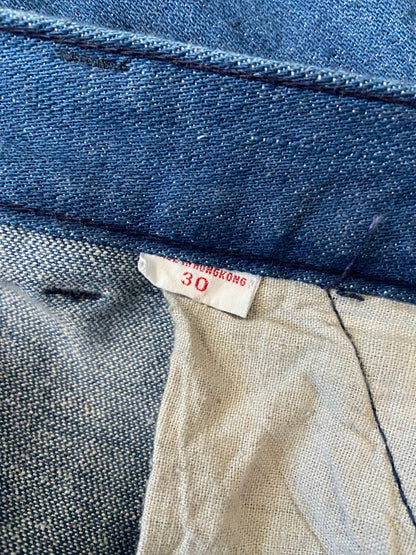 Vintage 1970s Denim Brutus Bellbottom Flared Jeans W35