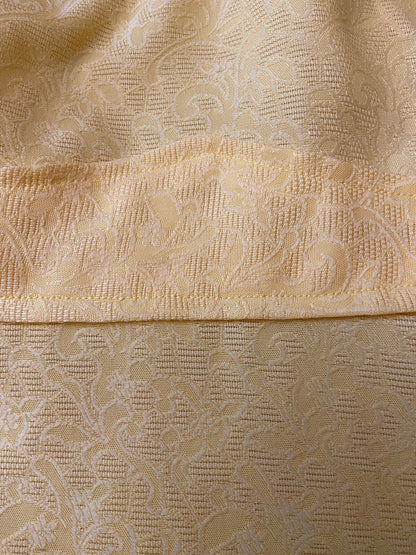 Vintage 1960s Yellow Button Detail Mini Dress