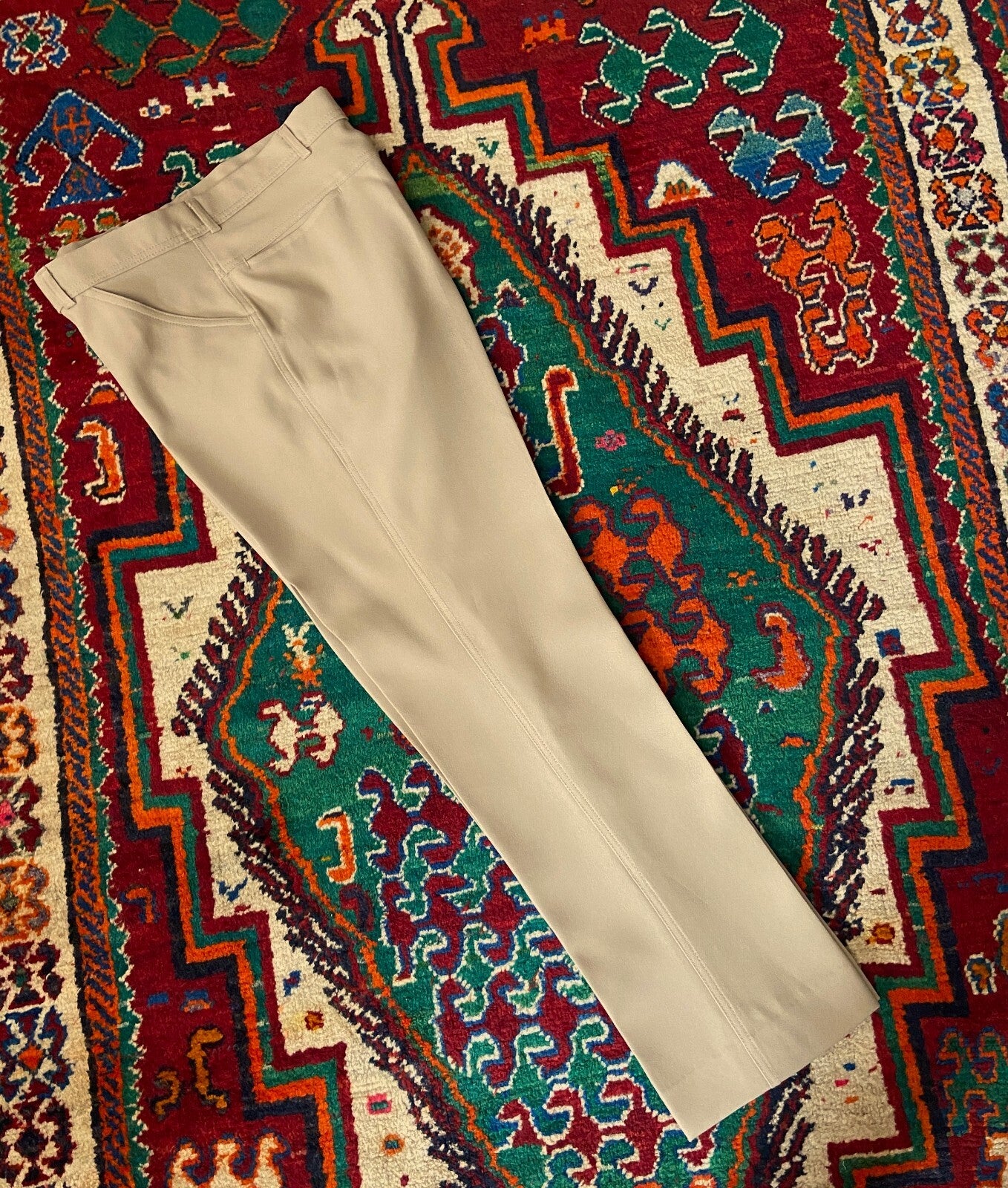 Vintage 1970s Beige C&A Trousers W36/L31