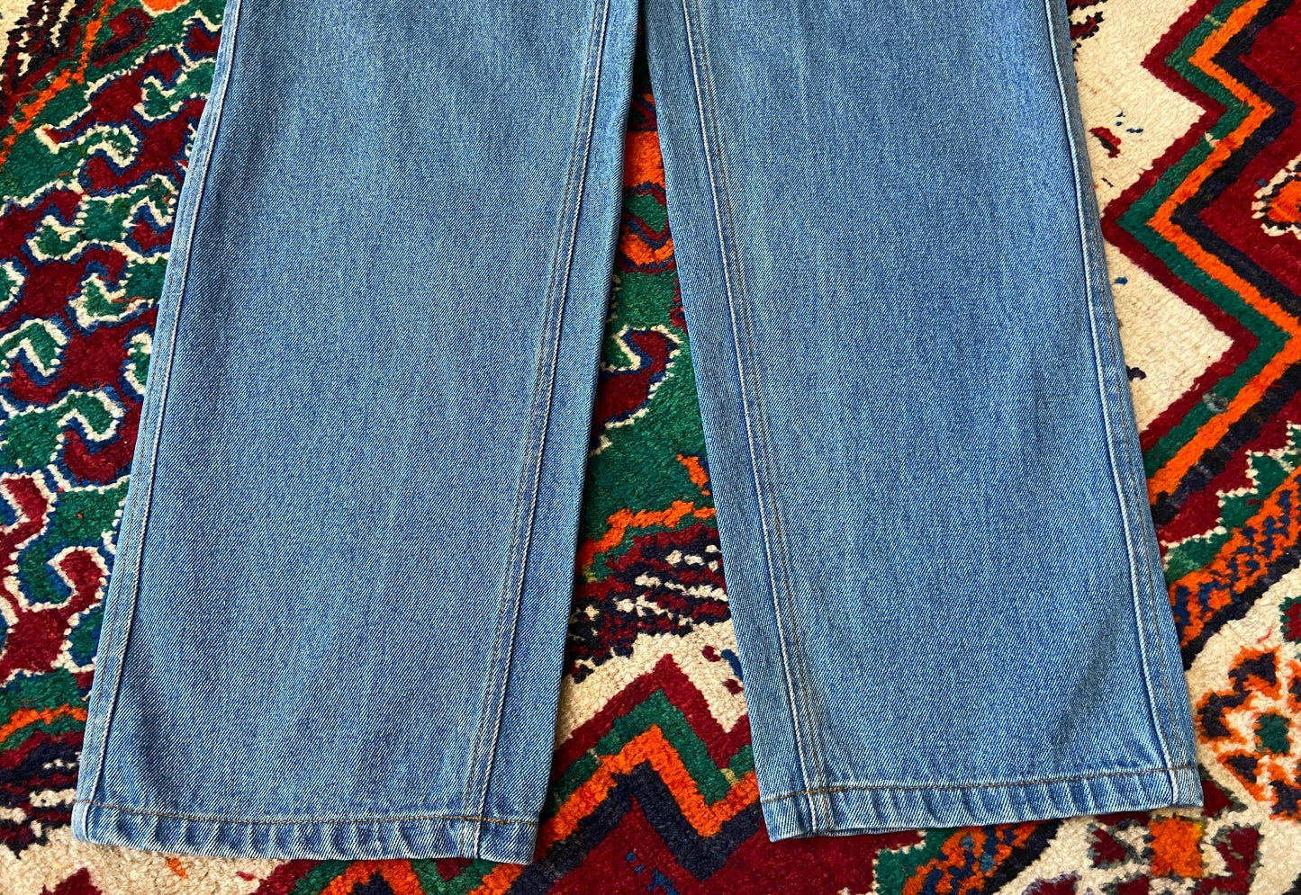 Vintage 1970s Denim Wide Leg Dungarees