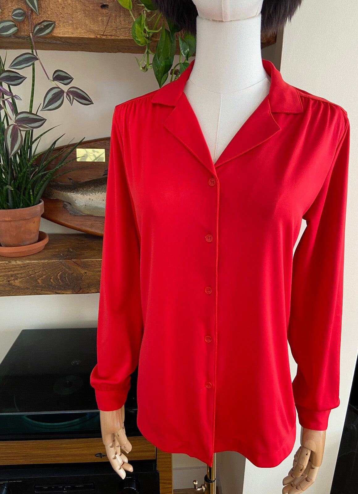 Vintage 1970s Red Perma-Prest Shirt