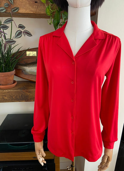 Vintage 1970s Red Perma-Prest Shirt