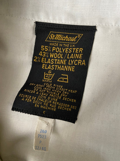 Vintage 1970s St Michael Straight Leg Trousers W32/L33