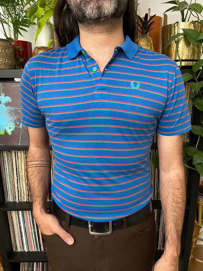 Vintage 1970s Striped Fred Perry Polo Top