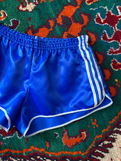 Vintage 1980s Blue Adidas Sprinter Shorts