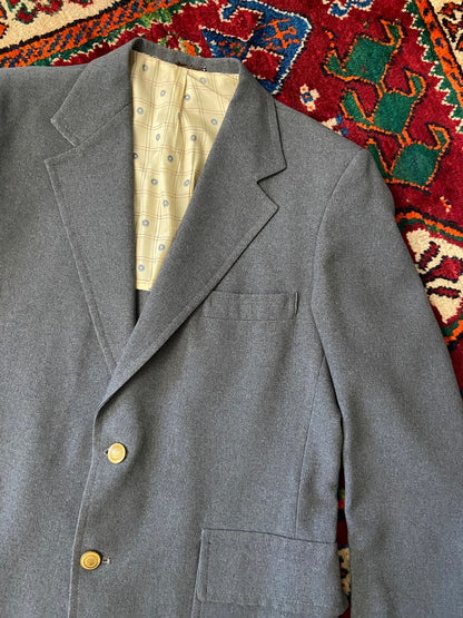 Vintage 1970s Grey Sears Blazer Jacket