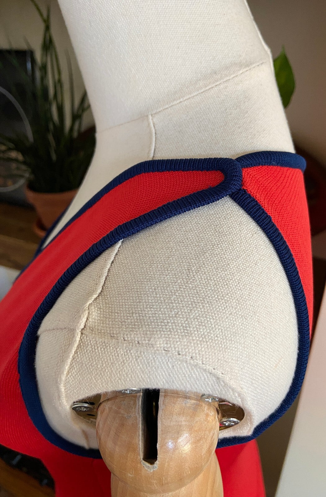 Vintage 1970s Red Vest Top