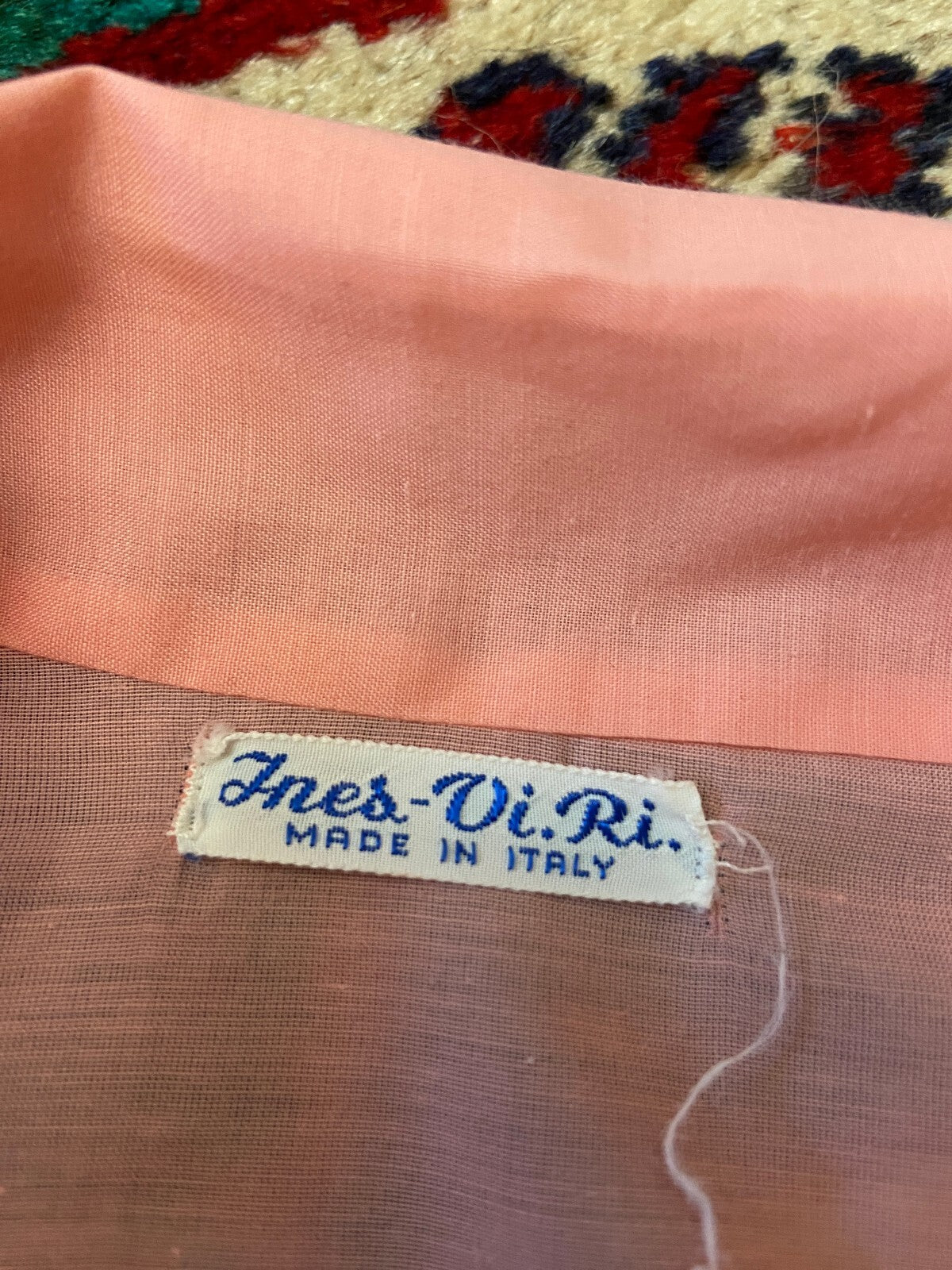 Vintage 1970s Italian Pink Night Dress