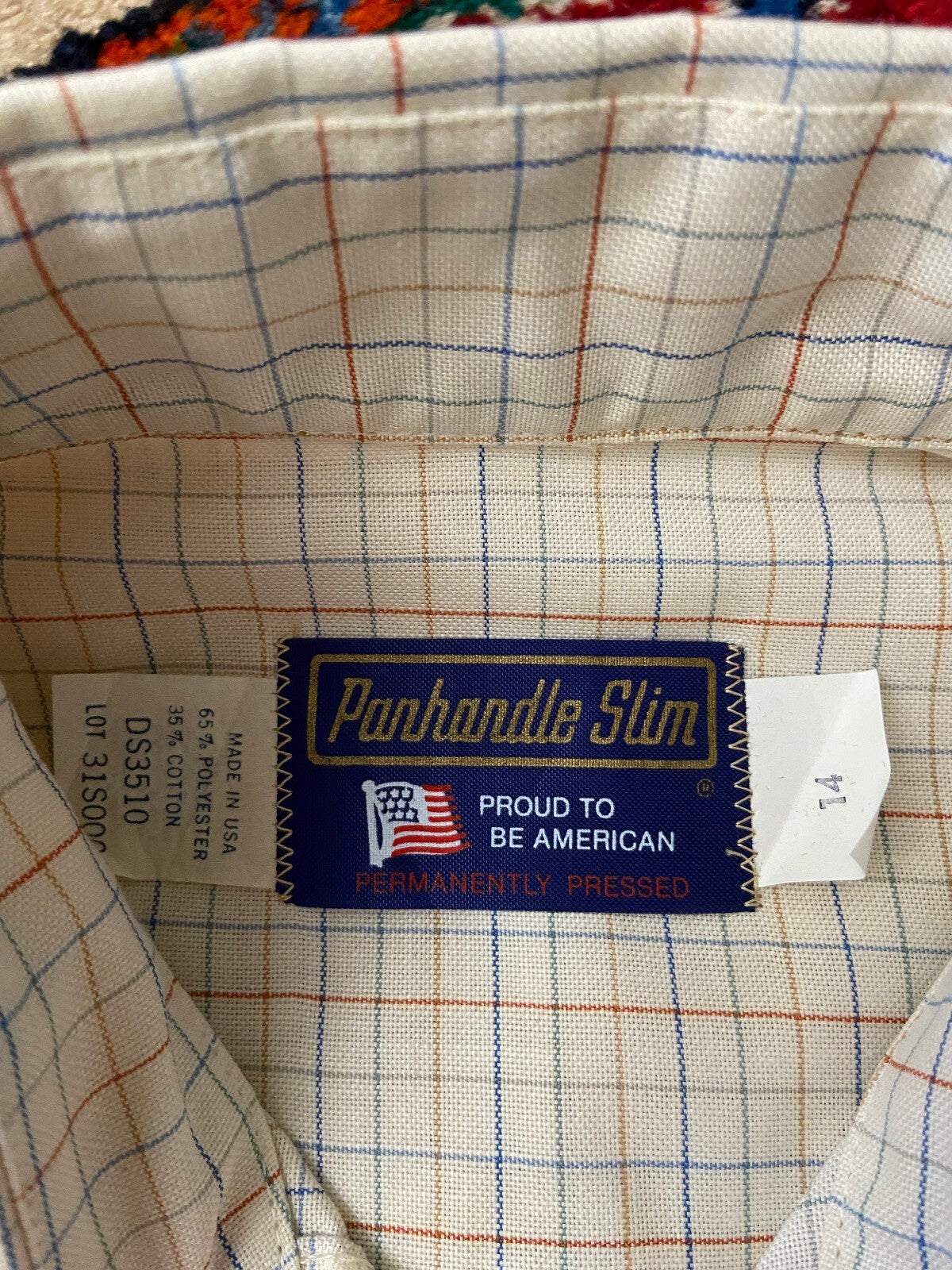 Vintage 1970s Panhandle Slim Deadstock Western Shirt