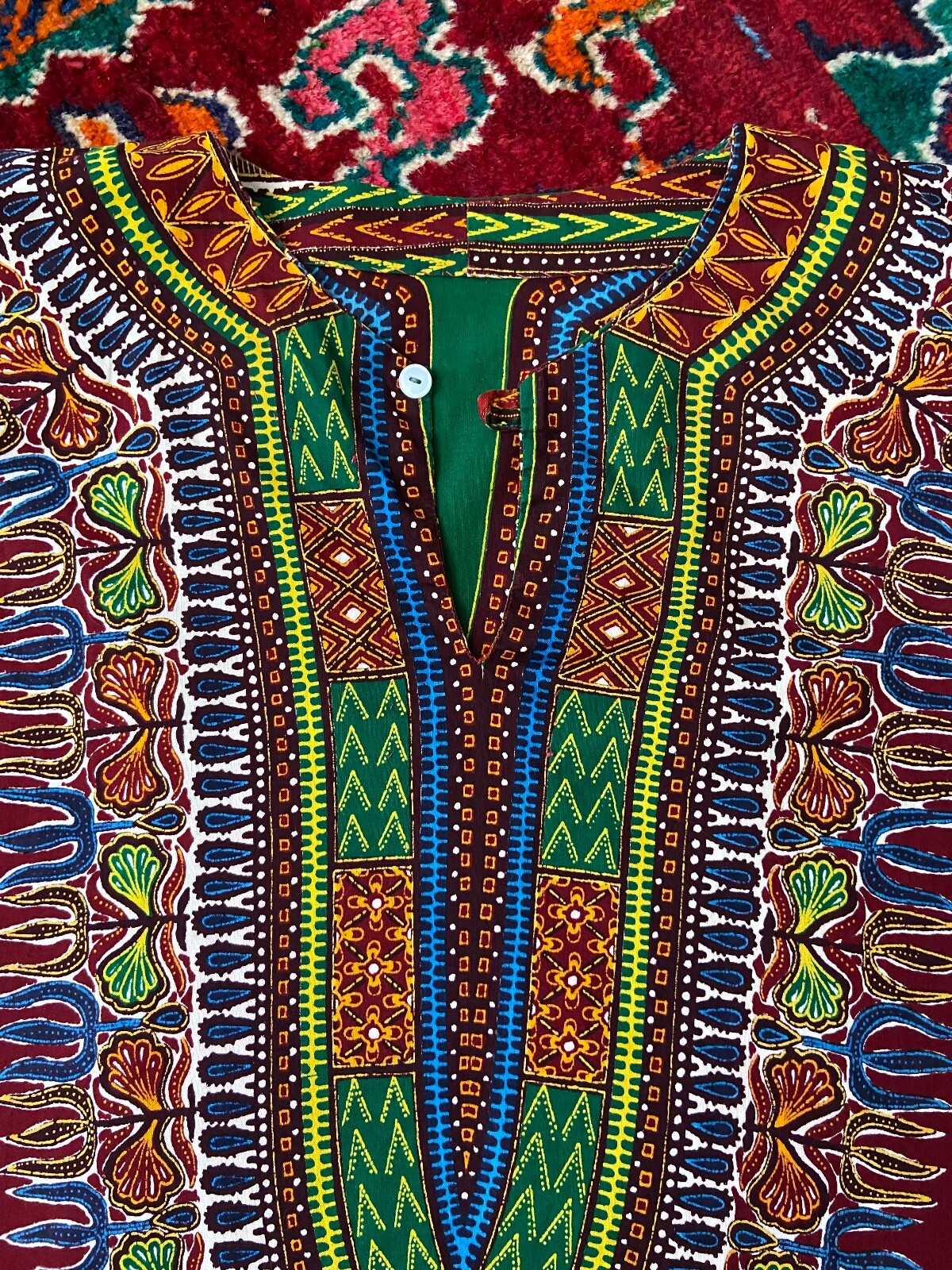 Vintage Dutch Java Print Dashiki
