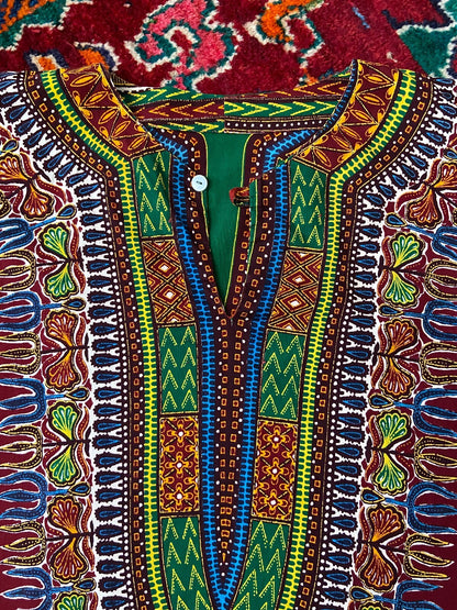 Vintage Dutch Java Print Dashiki