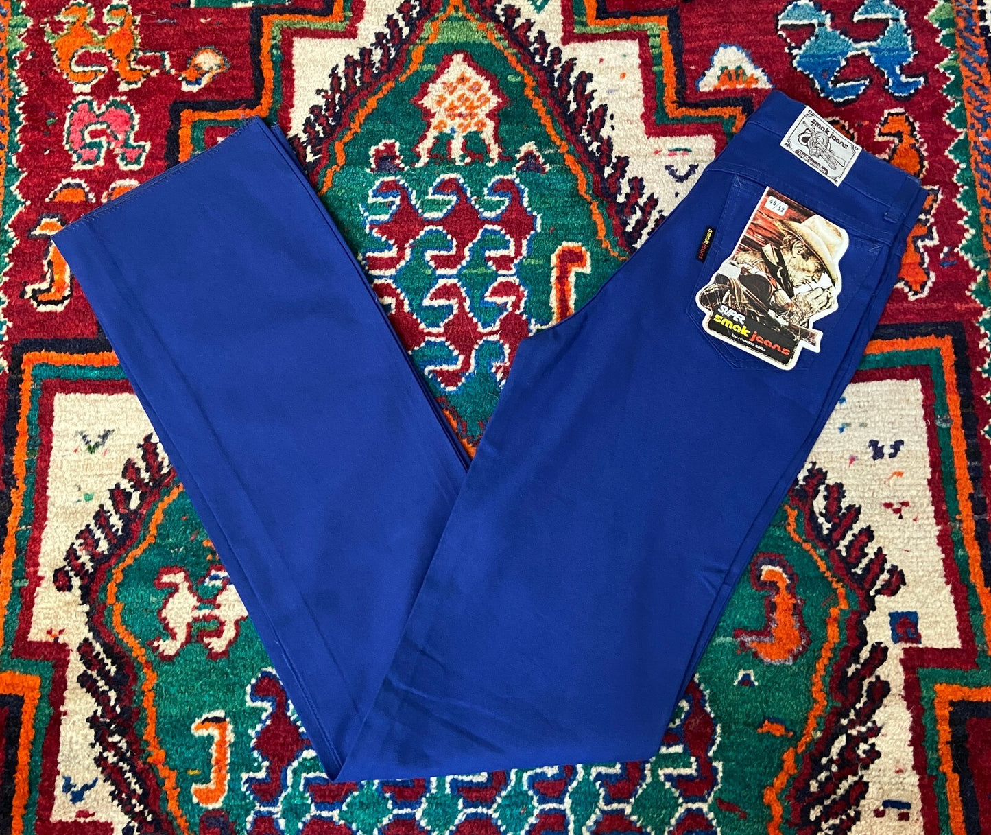 Vintage 1980s Blue Deadstock Smak Jeans W29