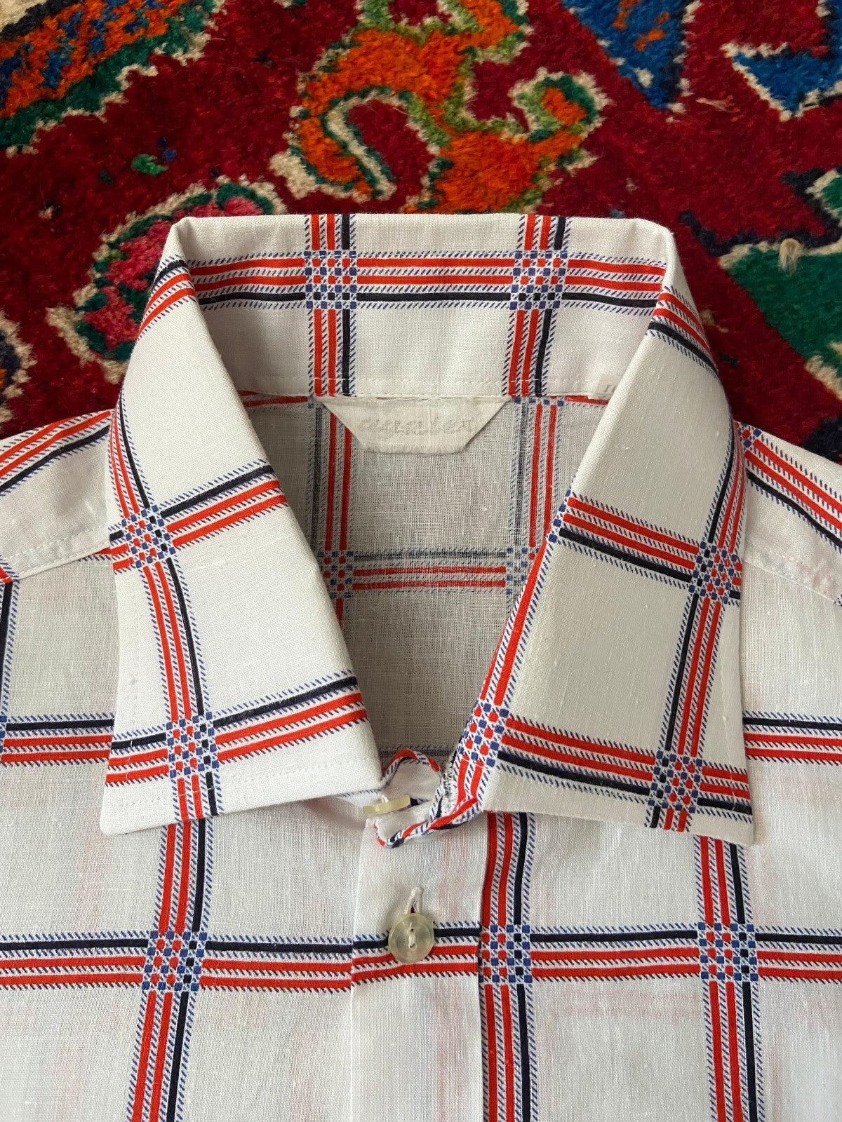 Vintage 1970s Patterned Deadstock Shirt
