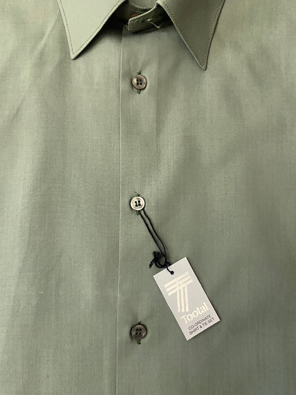 Vintage 1970s Green Shirt & Matching Tie Set