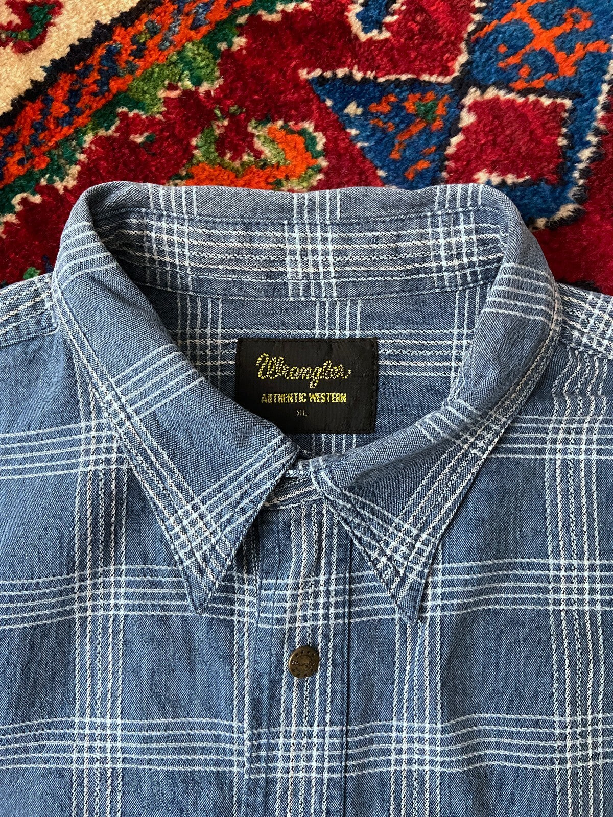 Vintage 90s Wrangler Western Shirt