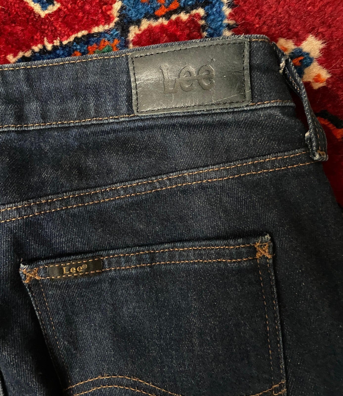 Lee Blue Chaffee Flared Jeans W28