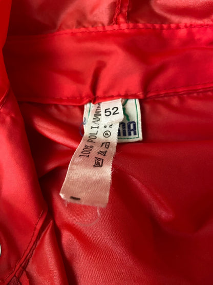Vintage 1970s Red Puma Hooded Windbreaker