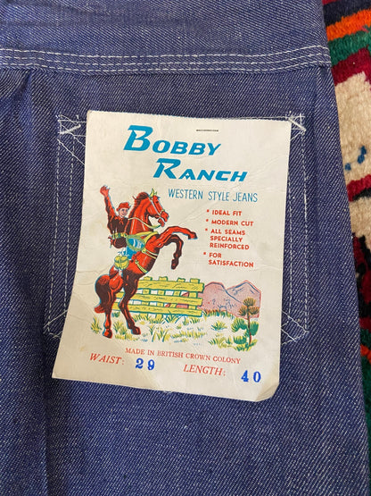 Vintage 1960s Bobby Ranch Jeans W29 / L29-31.5"
