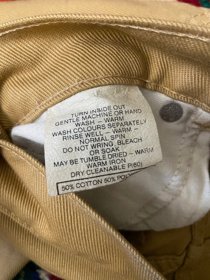 Vintage 1980s Levis Beige Student Jeans W25